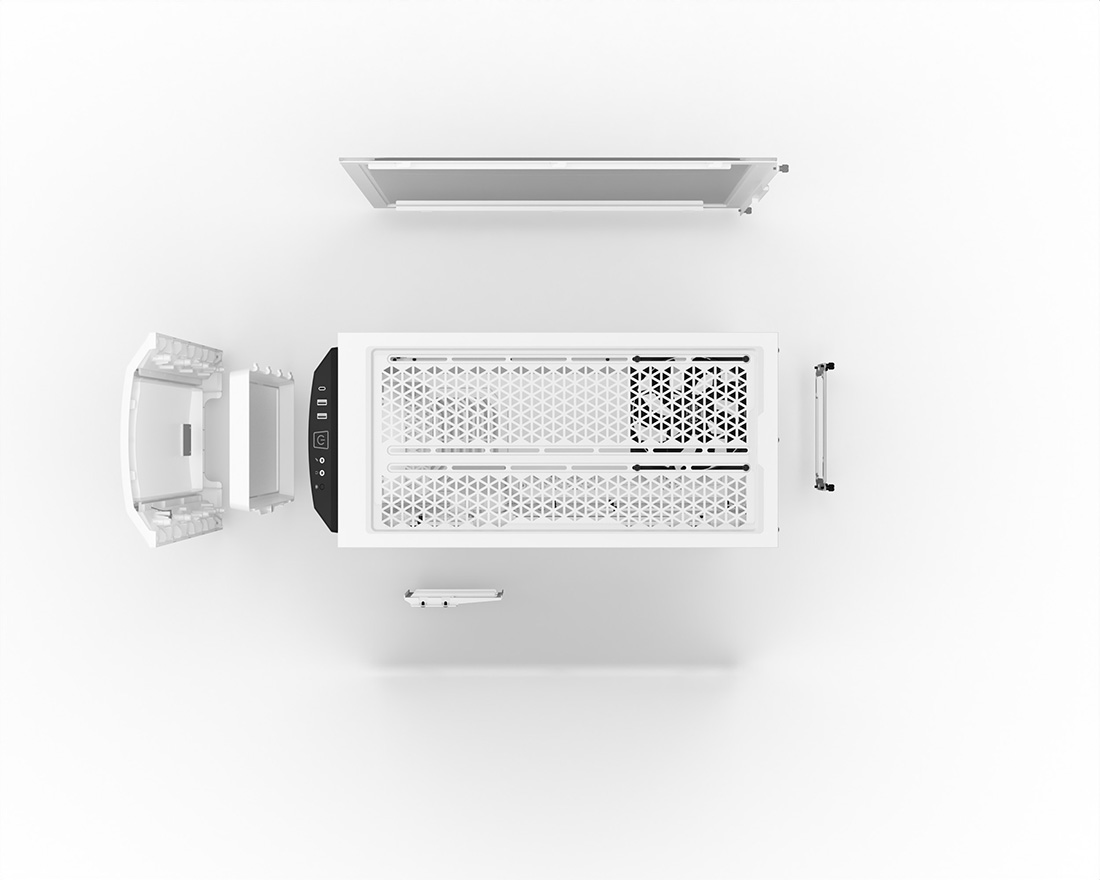 SHADOW BASE 800 DX | White silent PC cases from be quiet!